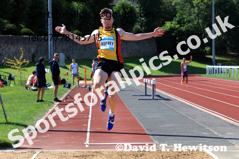 Decathlon long jump, 2025 EAP International Combined Events, Hexham, Northumberland.  Photo: David T. Hewitson/Sports for All Pics